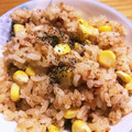 ほがら's cooksnap of when they made ミニトマトとコーンの炊き込みご飯.