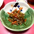 ☆いるちゃん☆'s cooksnap of when they made ブロッコリーの茎のきんぴら.