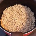 ♡yummy♡'s cooksnap of when they made 麺つゆだけであっさり鶏そぼろの三色丼♪.