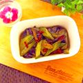 hikarin♪'s cooksnap of when they made 冷やして食べる☆茄子と胡瓜のピリ辛炒め.