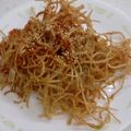 毎日しょっぱい亭's cooksnap of when they made 大人のおつまみ〜チリごぼう♪.