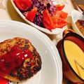クックZJL9BV☆'s cooksnap of when they made 簡単！お弁当にも！基本のハンバーグ.