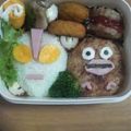 yurizumi's cooksnap of when they made ウルトラマン弁当(キャラ弁).