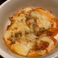結女都's cooksnap of when they made 超簡単！豆腐のキムチチーズ焼き.