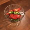 たっくんとワイン's cooksnap of when they made オクラとトマトのしそポン酢和え.