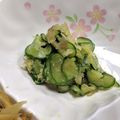 ゆけり３兄弟's cooksnap of when they made きゅうりとミョウガのピリ辛漬け.