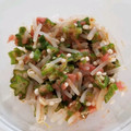 tamago大好き's cooksnap of when they made うちの定番・オクラの梅和え.