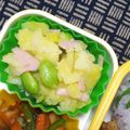 nosso's cooksnap of when they made シンプルでも濃厚☆枝豆とハムのポテサラ.