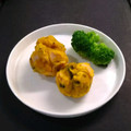 Hirarinn☆'s cooksnap of when they made かぼちゃのハムマヨ☆茶巾.