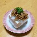 ドルフィンサーモン's cooksnap of when they made ビールのお供に☆なめたけおろし冷奴.
