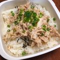 牛乳どーなつ's cooksnap of when they made ✿時短ランチ 梅サラダチキン丼ぶり✿.