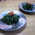 かずかず４３４９'s cooksnap of when they made 簡単おかず!!　ほうれん草の海苔和え.