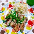 ﾁｲﾁｬﾝﾏﾏ's cooksnap of when they made オクラと豚のネギ塩レモン.