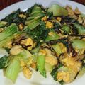 クックVOY1Q3☆'s cooksnap of when they made 簡単副菜　チンゲンサイと塩昆布の卵あん.
