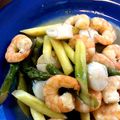 harutop's cooksnap of when they made 帆立とアスパラのソテー.