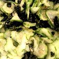 chiko♫'s cooksnap of when they made 塩もみの手間なし！きゅうりの酢の物☆.