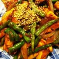 よしゴンクス's cooksnap of when they made ピリ辛鶏炒め.