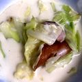 なゆママ☆'s cooksnap of when they made キャベツとウィンナー❀ミルクスープ！.