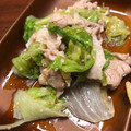 ピグリング's cooksnap of when they made レタスと豚肉の炒めもん.