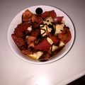 クック60P2M9☆'s cooksnap of when they made 簡単！トマトとサラダチキンの塩昆布和え♪.