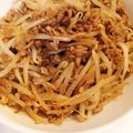 ☆逢音☆'s cooksnap of when they made ごま油で絶品！超簡単ひき肉もやし炒め.