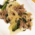 pink.lemonade's cooksnap of when they made 簡単☆豚肉とレタスのレモンペッパー炒め.