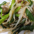 ぺ～こ☆'s cooksnap of when they made 豚バラもやしニラ炒め★ 簡単★.