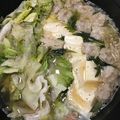 クックM6DK2O☆'s cooksnap of when they made 鶏団子レタス鍋♪♪.