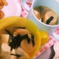 choco831's cooksnap of when they made ニラと豆腐とお麩の味噌汁.