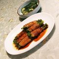 晴～♪'s cooksnap of when they made 豚巻きピーマンのバター醤油照り焼き.