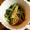 carolrun's cooksnap of when they made もやしときゅうりのナムル(*'ω'*).