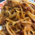 そうまママ☆'s cooksnap of when they made お肉たっぷり♡トマト缶なしミートパスタ.