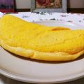 えりりんちゃん♡'s cooksnap of when they made 材料2つ！モンサンミッシェル風オムレツ.