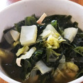 低カロ探検隊's cooksnap of when they made わかめと白菜の旨塩スープ.