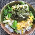 ジョングレ's cooksnap of when they made ツナとコーンの卵とじ丼.
