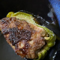 ゆうすけたろはは's cooksnap of when they made ヘタも種もそのまんまっ！ピーマンの肉詰め.