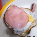 choco831's cooksnap of when they made ハムが固くならないハムエッグ♡.