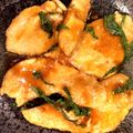 rin0418r24's cooksnap of when they made 鶏むね肉と青紫蘇の甘酢照り焼き.