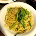 クックレモン☆☆'s cooksnap of when they made アスパラのガーリックバター醤油パスタ.