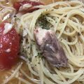 いと's cooksnap of when they made 簡単☆サバ缶トマトパスタ.