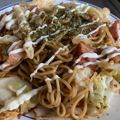 えっく巣's cooksnap of when they made キャベツ中心のベーコン・ソース焼きそば.