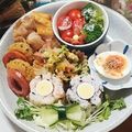 虹色♪︎ちゅーりっぷ's cooksnap of when they made デコ弁✿　お花弁当.