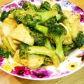 かわゆう1211's cooksnap of when they made 鶏むね×ブロッコリーのカレーマヨ炒め.
