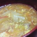 mootau's cooksnap of when they made 白菜で酸っぱ辛い酸辣湯(スーラータン）.