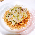 roll21's cooksnap of when they made 簡単♪かた焼きそば(皿うどん).