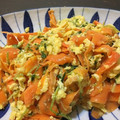 チーメイメイ's cooksnap of when they made にんじんと卵で簡単な炒め物.