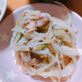ニナw's cooksnap of when they made もやしときゅうりと新玉ねぎのサバ缶サラダ.