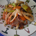 べらーら's cooksnap of when they made 簡単！長ねぎとちくわの鶏がらスープ炒め♪.