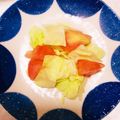 ちょこxx's cooksnap of when they made キャベツとトマトのさっぱりサラダ.