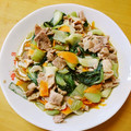 ☆hiroppy☆'s cooksnap of when they made 簡単★豚肉と青梗菜のオイスター醤油炒め.